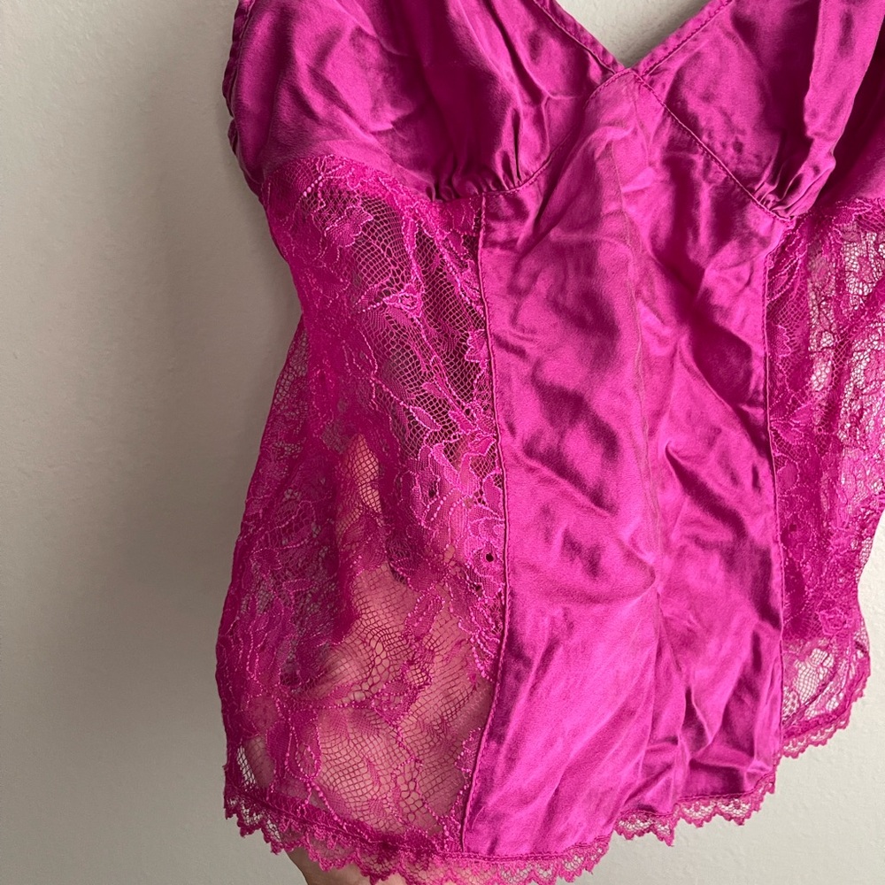 Victoria’s Secret 100% silk lace cami top - Picture 6 of 8